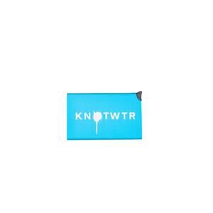 NEW KNOTWTR card holder in blue